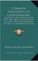 Common Precedents in Conveyancing