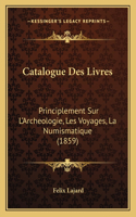 Catalogue Des Livres