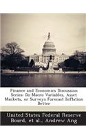 Finance and Economics Discussion Series