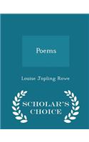 Poems - Scholar's Choice Edition: (English)