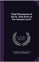 Tidal Phenomena of the St. John River at low Summer Level