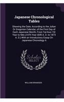 Japanese Chronological Tables