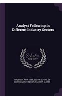 Analyst Following in Different Industry Sectors