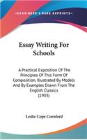 Essay Writing for Schools