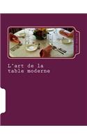 L'art de la table moderne