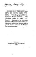 Sermons of Religion and Life