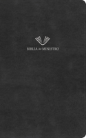 RVR 1960 Biblia del ministro, negro piel fabricada