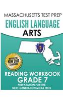 Massachusetts Test Prep English Language Arts Reading Workbook Grade 7