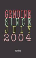 Genuine Since July 2004
