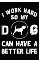 I Work Hard So My Beagle Can Have A Better Life