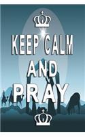 Notizbuch Keep calm and pray
