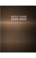 Monthly Planner 2020 - 2022