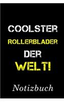 Coolster Rollerblader Der Welt Notizbuch