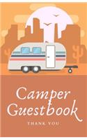 Camper Guestbook: A guestbook for your rental camper