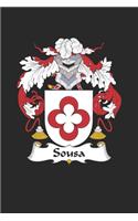 Sousa: Sousa Coat of Arms and Family Crest Notebook Journal (6 x 9 - 100 pages)