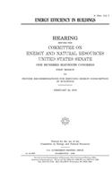 Energy efficiency in buildings