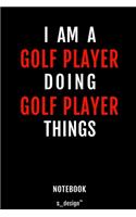 Notebook for Golf Players / Golf Player