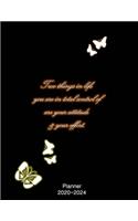 Two Things In Life You Are In Total Control Are Your Attitude And Your Effort 2020 Weekly And Monthly Planner