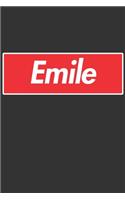 Emile: Emile Planner Calendar Notebook Journal, Personal Named Firstname Or Surname For Someone Called Emile For Christmas Or Birthdays This Makes The Perf