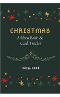 Christmas Address Book Card Tracker 2019-2028: Holiday Greeting Cards Organizer For List & Record the Christmas Cards you send and receive A Ten Years Records