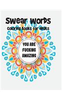 swear words coloring books for adults: Swear Word Coloring Book Mandalas Patterns For Relaxation, Fun, and Relieve Your Stress
