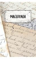 Macedonia: Ruled Travel Diary Notebook or Journey Journal - Lined Trip Pocketbook for Men and Women with Lines