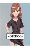 Notebook Anime cartoon 7: Dot-Grid, Graph, Lined, Blank Paper: book name: Journal diary 100 pages, 7" x 10"