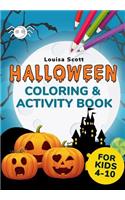 Halloween Coloring and Activity Book