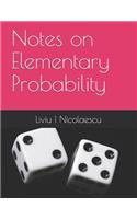 Notes on Elementary Probability