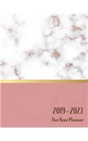 2019-2023 Five Year Planner: Calendar January 2019 - December 2023 about Appointment Notebook, Meeting Agenda and Scedule Organizer(1 Five Year Planner and Calendar)