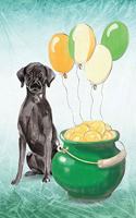 Labrador Retriever: Notebook - Happy St Patrick's Day from Awesome Dogs(8 College Ruled Blank Holiday Notebooks for Pup Owners)