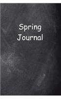 Spring Journal Chalkboard Design