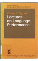 Lectures on Language Performance