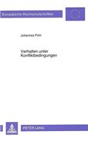 Verhalten Unter Konfliktbedingungen