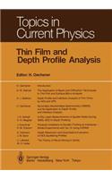 Thin Film and Depth Profile Analysis