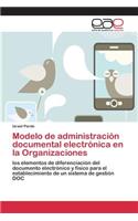 Modelo de administración documental electrónica en la Organizaciones