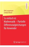 So Einfach Ist Mathematik - Partielle Differenzialgleichungen Für Anwender