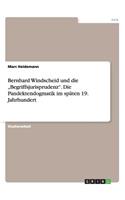 Bernhard Windscheid und die 