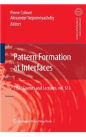 Pattern Formation at Interfaces