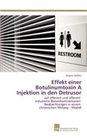 Effekt einer Botulinumtoxin A Injektion in den Detrusor