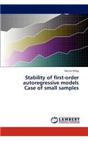 Stability of First-Order Autoregressive Models Case of Small Samples
