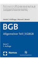 Burgerliches Gesetzbuch: Allgemeiner Teil - Egbgb