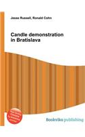 Candle Demonstration in Bratislava