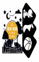 GurukanthÂ® Premium High Contrast Flash Cards for New Born Children -Educational Black & White 36 Objects | Visual Stimulation and Sensory Development for Infants | Montessori Sensory Card