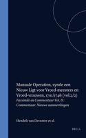 Manuale Operatien, Zynde Een Nieuw Ligt Voor Vroed-Meesters En Vroed-Vrouwen, 1701/1746, Volume II