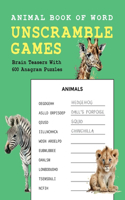 Animal Book of Word Unscramble Games