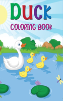 Duck Coloring Book: Duck Coloring Book for Boys & Girls, Kids Activity Books (Duck Coloring Books For Kids)