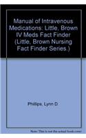 Manual of IV Medications for Nursing