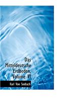 Das Mitteldeutsche Erdbeden, Volume VI