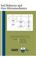 Soil Behavior and Geo-Micromechanics